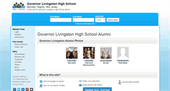 Desktop Screenshot of governorlivingstonhighschool.org